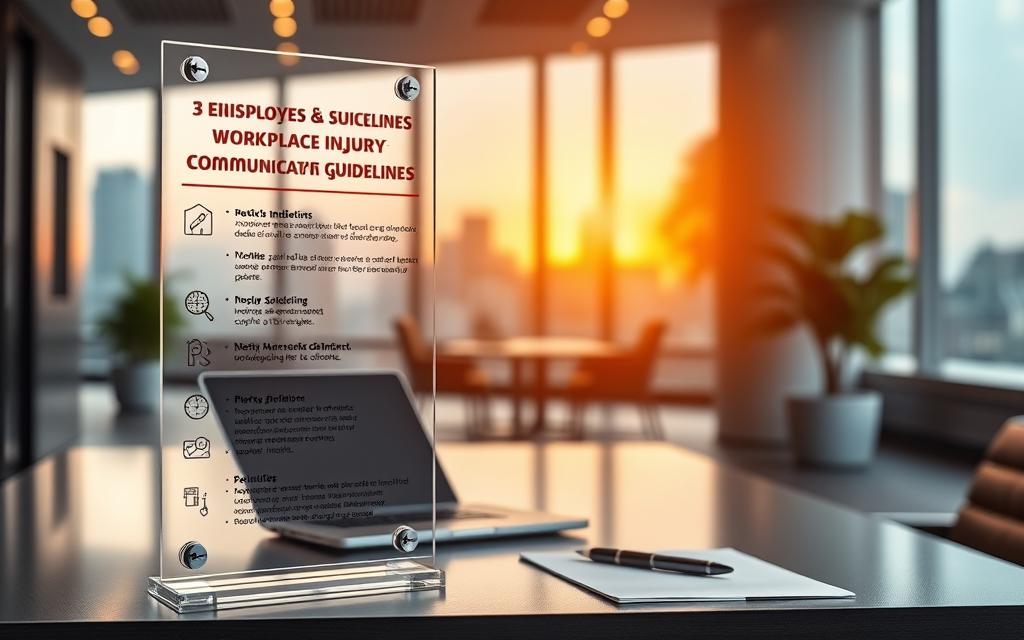 Workplace Injury Communication Guidelines