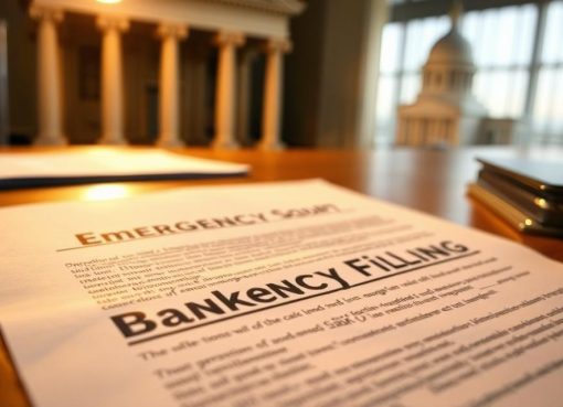 emergency bankruptcy filing to stop sale