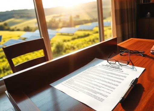 solar farm lease agreement lawyer