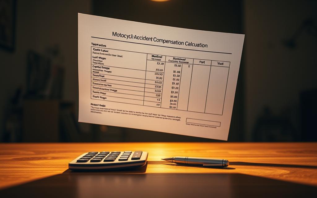 Motorcycle Accident Compensation Calculation